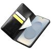 QIALINO For Samsung Galaxy S25 Edge Case Wallet Stand Genuine Cow Leather Phone Cover