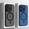 Чехол Для iPhone 17 Air 16 15 14 13 12 11 Pro Max Plus Для Magsafe Магнитная Беспроводная Зарядка Защита Камеры Матовый Чехол