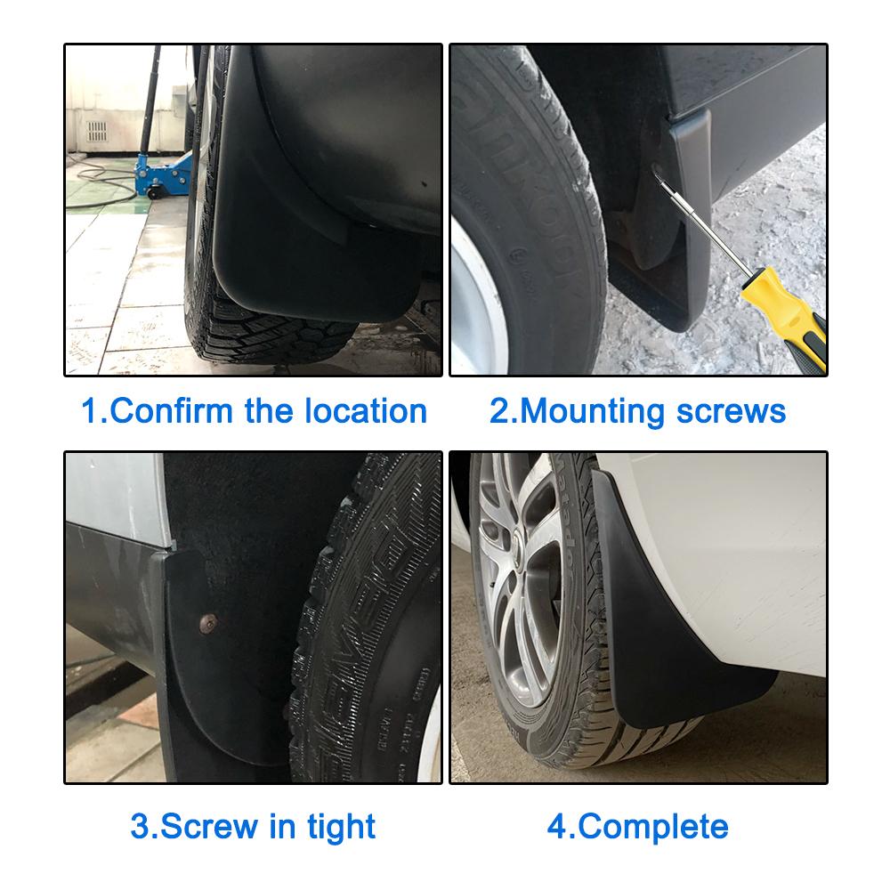 4 шт. автомобильные брызговики для VW Passat B6 2005-2010, передние и задние брызговики, брызговики на крыло, всплеск