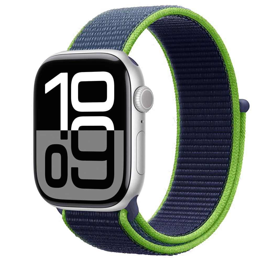 Нейлоновый ремешок-петля Для ремешков Apple Watch 46мм 44мм 40мм 41мм 45мм 42мм Оригинальный ремешок браслет iWatch Серии 11 10 SE 9 8 Ultra 3