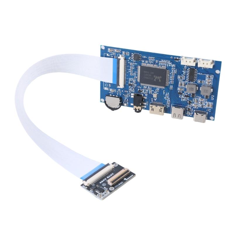 1 Комплект платы драйвера ЖК-панели с кабелем EDP, поддержка USB 5V вход, основной чип управления RTD2556, 2-канальный 2x2W 2048x1536