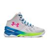 Under Armour Детские кроссовки Curry 2 Retro GS Splash Party Серый Halo-Gray Electric-Blue 3026305-100