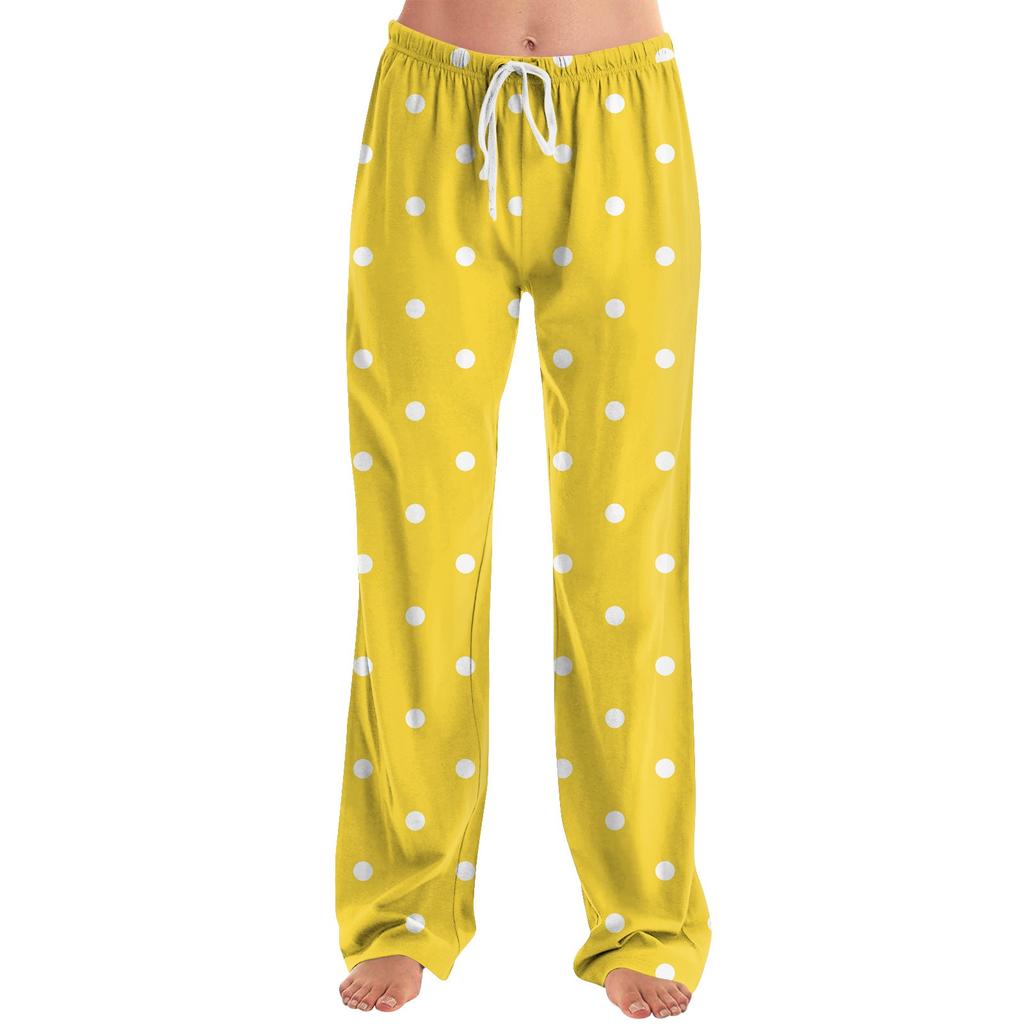 Женские модные свободные повседневные брюки с пасхальным принтом