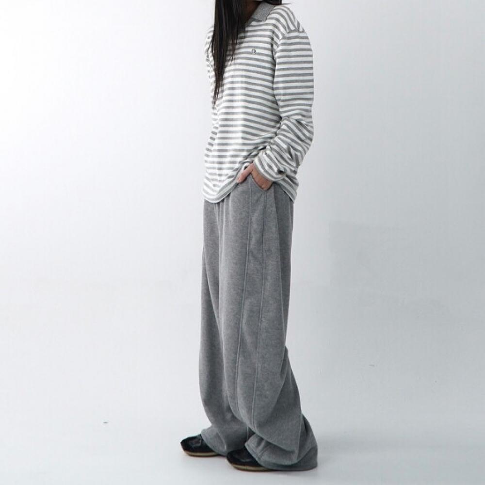 Onl Women Fleece Cut Wide Pants