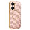 For Xiaomi Poco X7 Pro 5G/Redmi Turbo 4 5G Phone Case Carbon Fiber Textured Electroplated TPU Back Cover