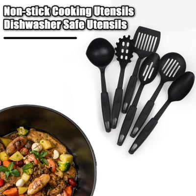 6 шт./компл., кухонная утварь, можно мыть в посудомоечной машине, не содержит BPA, термостойкая антипригарная лопаточка, ситечко, ложка, набор совок с прорезями, кухонные гаджеты