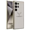 For Samsung Galaxy S24 Ultra Case Deer Pattern Electroplating TPU+PC+PU Phone Back Cover