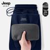 JEEP SPIRIT Men's 2025 Autumn/Winter Fleece-Lined Sweatpants