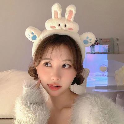 Милый плюшевый ободок для волос с ушками медведя, ободок для макияжа лица, ободок для волос для женщин и девочек