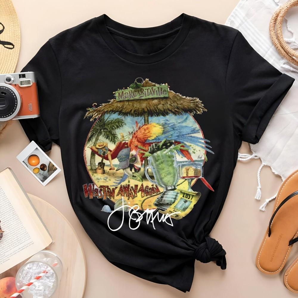 Rare Jimmy Buffett Gift For Fans Black S-5XL Tee Unisex T-Shirt