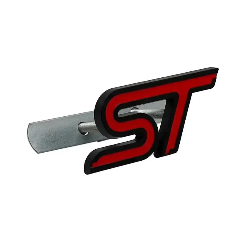 3D металлическая эмблема ST на переднюю решетку радиатора, наклейка на заднее крыло багажника автомобиля для Focus Mondeo Fiesta Edge Escort MK2 MK3 MK4 MK5 MK7