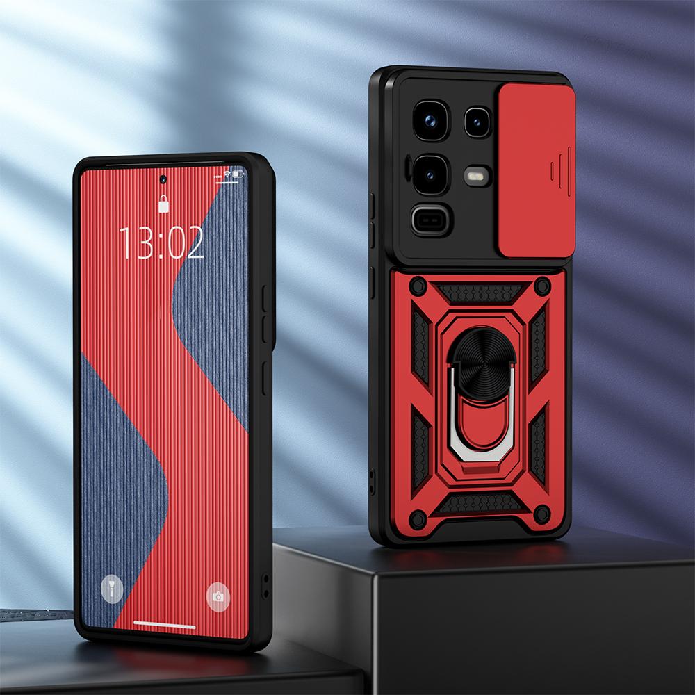 KEYSION Противоударный чехол для Infinix Note 50 Pro+ 50S 50X 5G Защитное кольцо для камеры-слайдера Чехол для телефона для Infinix Note 50 Pro 4G