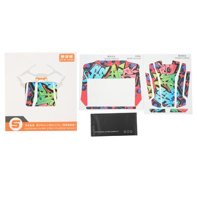 Наклейка для RC дрона, съемная, ПВХ, защита от царапин, яркие цвета, точная резка, обертка-скин без пузырьков для DJI Mini 3