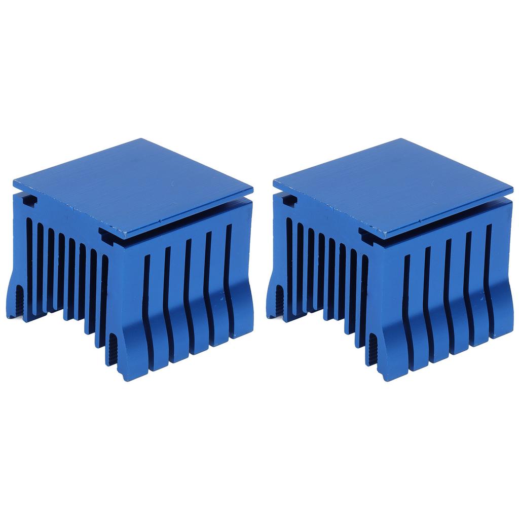 2 шт. Алюминиевый радиатор-кулер для материнской платы 3D-принтера, чипсета южного и северного моста, одинарное охлаждение, синий