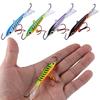 Ice Fishing Baits 2pcs Vertical Jigging Lures Winter Ice Balance Metal Lead Fishing Lures