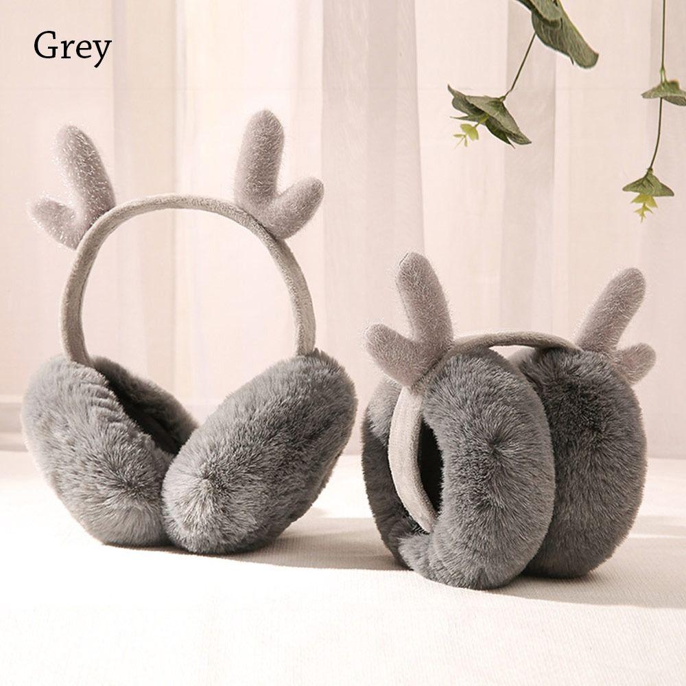 Warm Plush Earmuffs Foldable Ear Warmer Winter Earflaps for Men Women