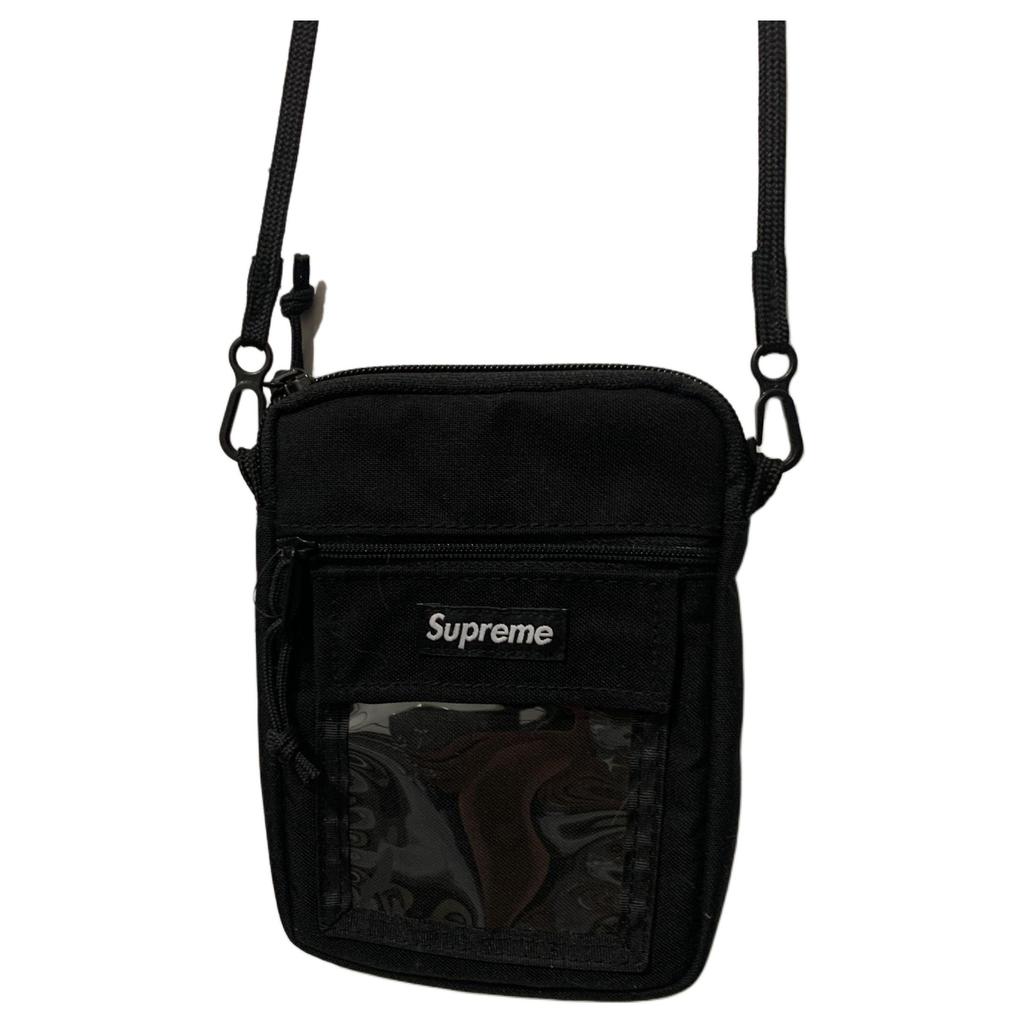 Supreme Нейлоновые сумки через плечо Обычные Унисекс Черный SUP-SS19-917
