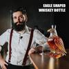 Eagle Whiskey Decanter Glass Eagle Whiskey Bottle Novelty Liquor Container For Men Collector Home Use Father's Day Red Wine