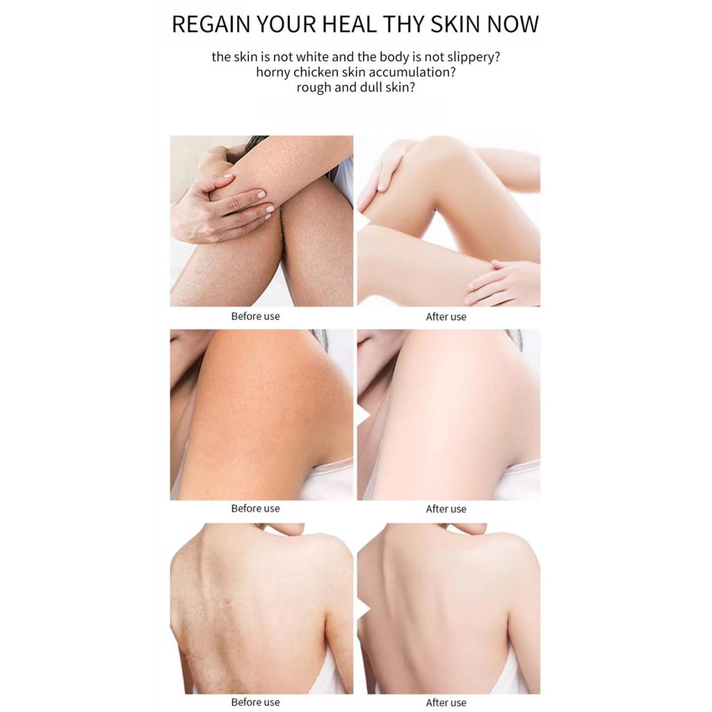 Body Scrub Cream with Gentle Exfoliation - 250g Deep Cleansing Moisturizer for Smooth, Brightened Skin - Bath & Shower Skincare Tool, 1 Piece