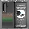 For Samsung Galaxy Fold 8 Ultra Magnetic Case Aramid Carbon Fiber Hinge Case Front Cover With Magsafe Ultra Thin Lightweight