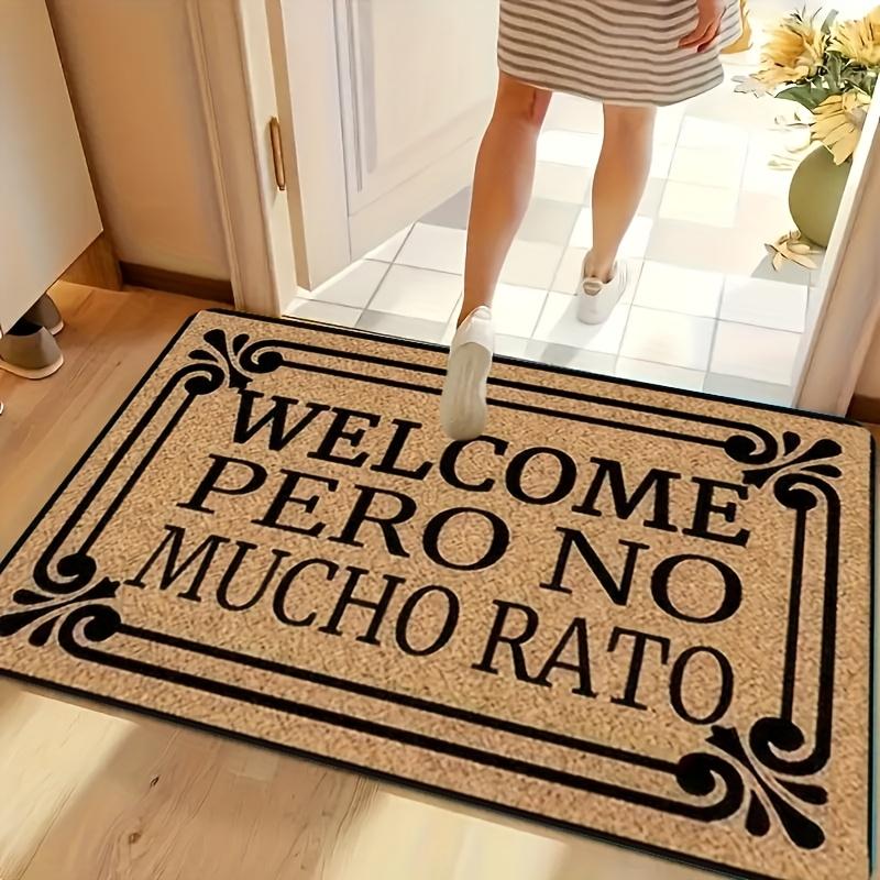 Coffee flower simple door mat Nordic style entrance mat machine washable mat porch balcony office carpet modern home decoration