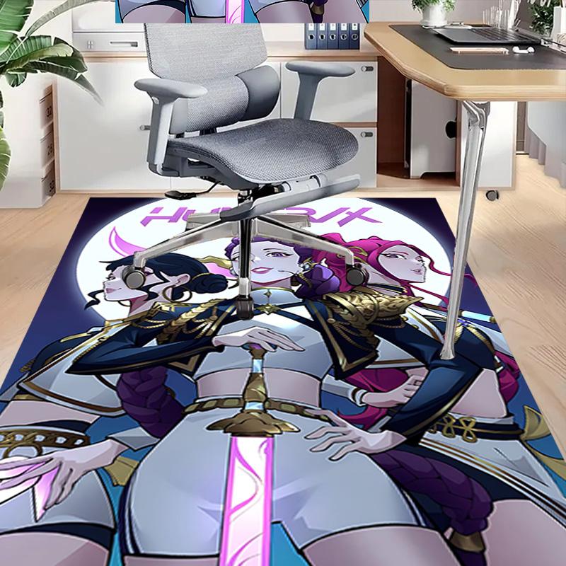 Huntress Trio Adventure Carpet For Playroom Bedroom Living Room Sofa Home Decorkids Game Area Rug Nonslip Floor Mat