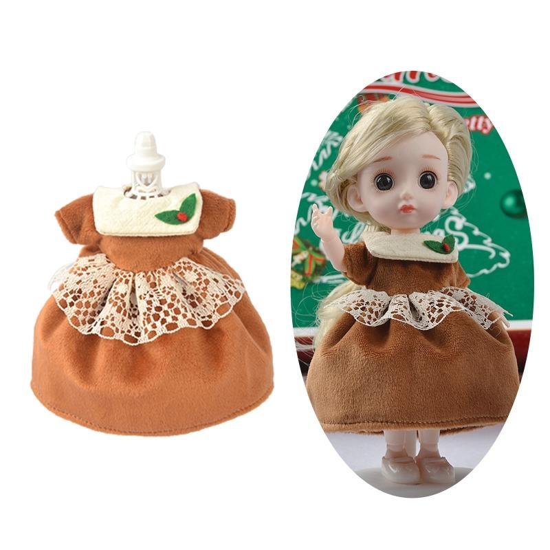 Рождественская Девочка для Кук Костюм Украшение для Праздника 'Baby Shower' Материалы для DIY