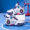 Children's Basketball Shoes Boys' Rotating Button Sports Shoes Boys' Non-slip Practical Shoes Children's Shoes