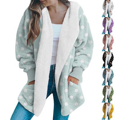 Модный женский длинный рукав вязаный и зимний кардиган свитер однотонное пальто