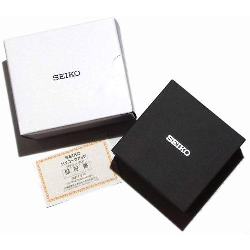 Seiko Chronograph Watch Genuine Leather Belt Set Domestic Seiko Officially Distributed Product White SND363P1