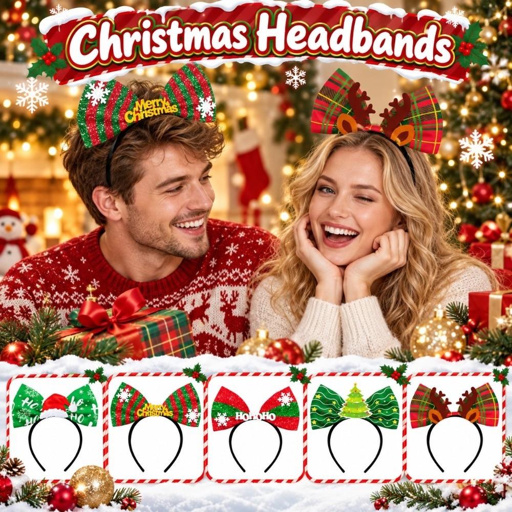 Cute Christmas Headbands Elk Party Hair Accessory Cosplay Hair Hoop Costume Party Accessories