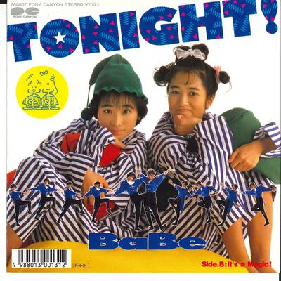 7-дюймовая пластинка BABE - Tonight! / Это волшебство! 7A0807PROMO PONY CANYON 1988 Япония Японский Поп/Рок Б/у