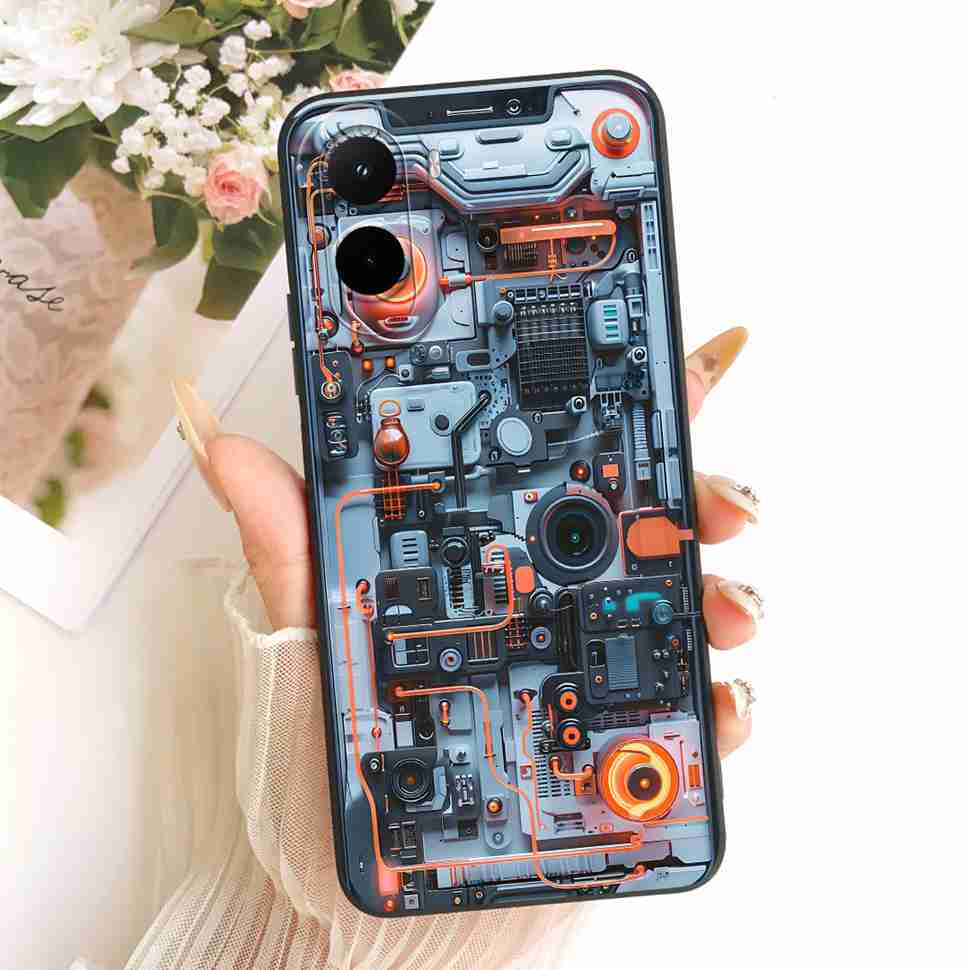 Silicone Case For Xiaomi Poco M7 4G Case Cute Cat Flowers Soft Slim Phone Cases For Xiaomi Poco M7 PocoM7 4G Cover Bumper