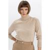 Relax Fit Turtleneck Cashmere Textured Extra Soft Basic Knitwear Sweater H1651az22wn