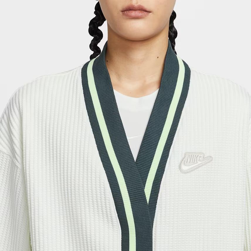 Nike Спортивная одежда Свободная куртка с длинным рукавом, приятная к коже, Женские куртки IM7468-133