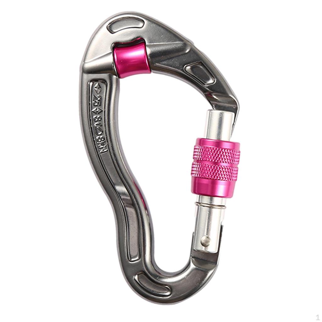 25KN Блокируемый альпинистский карабин, скальный карабин, тяжелое снаряжение, большой