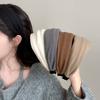 Vintage Solid Soft Hairband For Women Girls Sweet Headband Simple Hair Hoop Temperament Hair Band Hair Accessories
