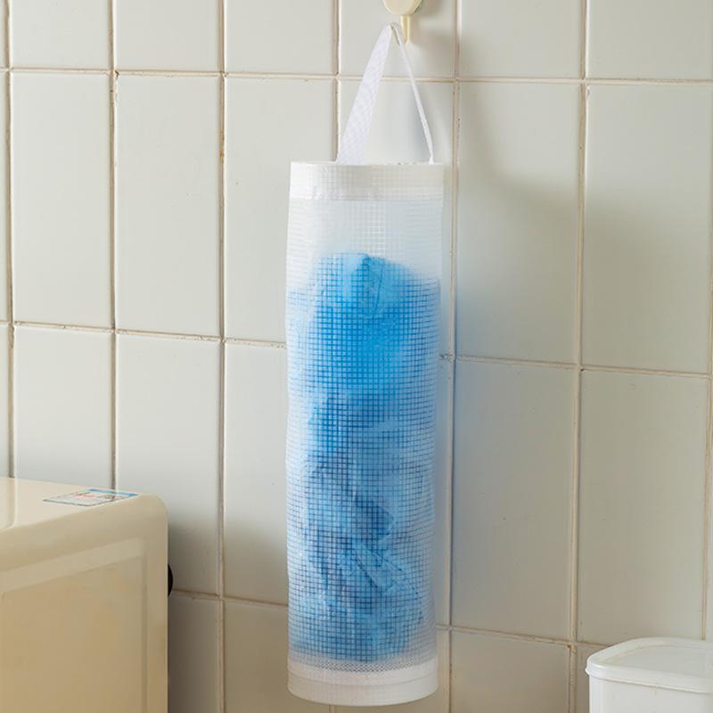 Настенный мешок для мусора PEVA, трубка для хранения бытовых пластиковых мешков, многофункциональный ящик для хранения в ванной комнате и туалете