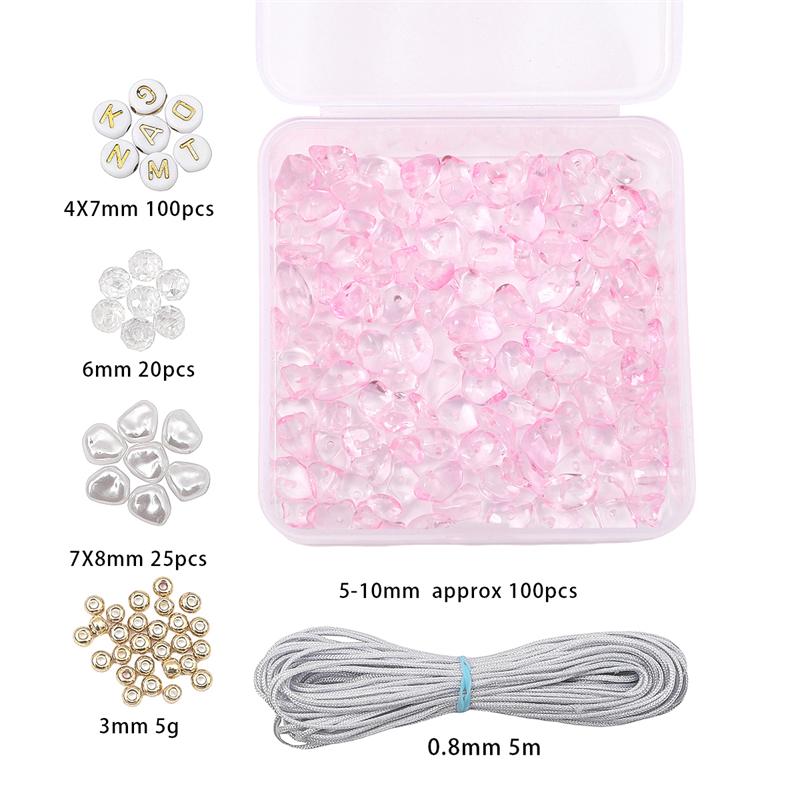 Стеклянный щебень, цепочка для мобильного телефона, набор «сделай сам», серия «зеленая трава» для изготовления ювелирных изделий, браслет, ожерелье «сделай сам»