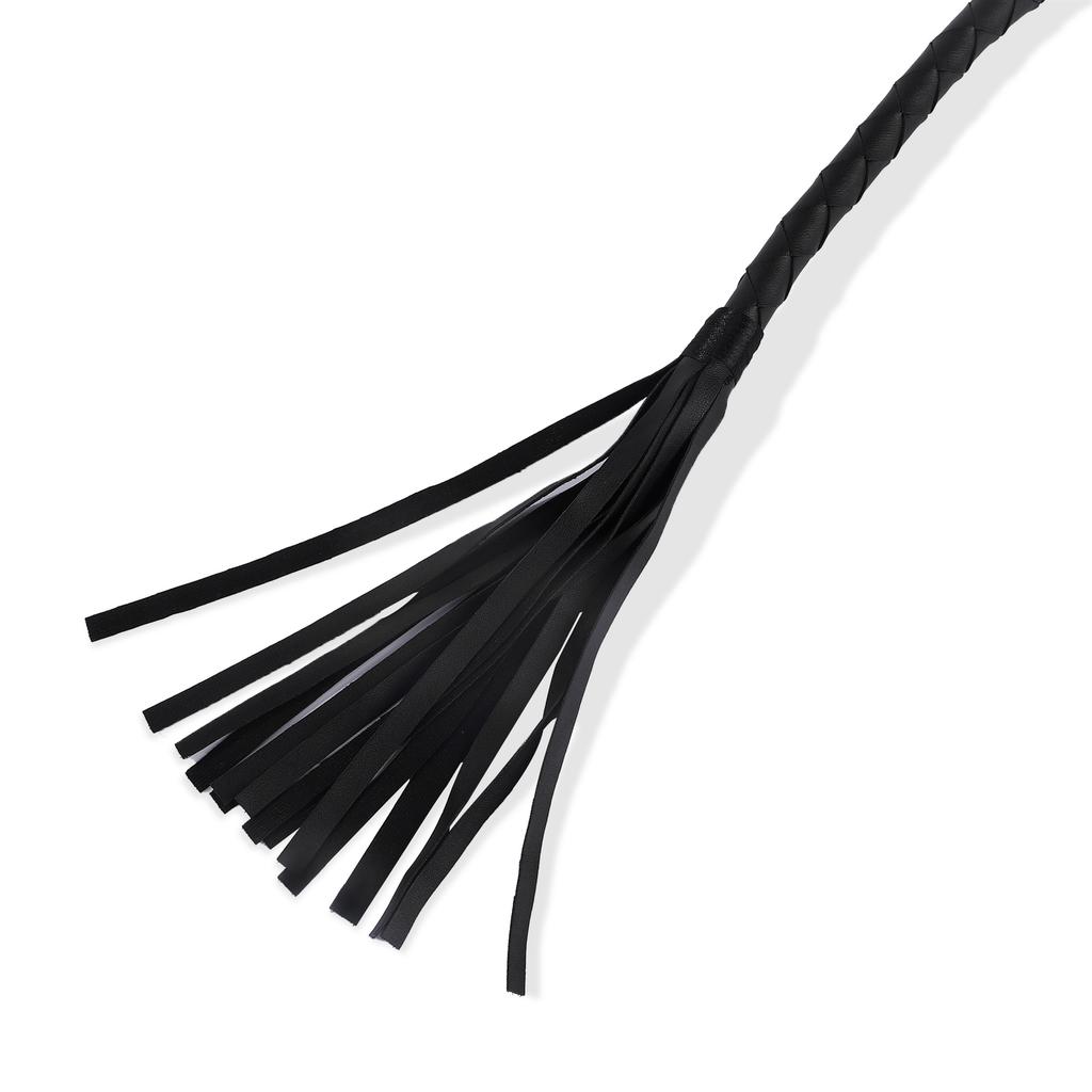 Sex Product SM PU Braided Flogger Whip Spanking BDSM Game Bondage Accessories for Adults Toys Black One Size