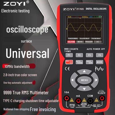 ZOYI 702s Смарт Ручной Цифровой Осциллограф и Мультиметр для Авторемонта