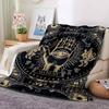 Tarot Alchemy Flannel Blanket Throw Blanket Soft Warm Sofa Bed Camping Car home Decor Unique Christmas Gift C9302576