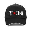 T-34 Soviet Tank WWII Russian Army Historic Red Star Unisex Baseball Cap Man Outdoor T-34 Tank Print Hat Military Enthusiasts Hats