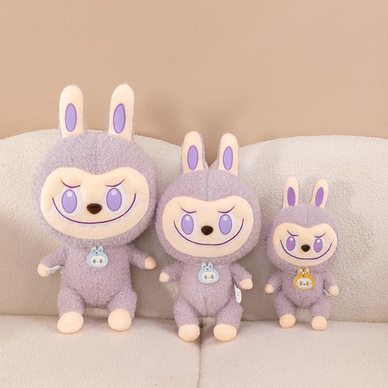 Очаровательная плюшевая кукла Лабубу, мягкая игрушка, милая фигурка Bubble Mart, подарок для девочек 30 см 45 см 55 см