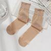 Women Ultra-thin Nylon Stockings Long Knee-length Stockings for Women Mid-calf Stockings Non-slip Ultra-thin Anti-snagging Stockings