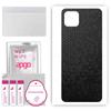 Apgo Protective Skin Sticker for the Back Compatible with Oppo A16k, Wrap Film, Foil, Vinyl - Pattern Black Honeycomb