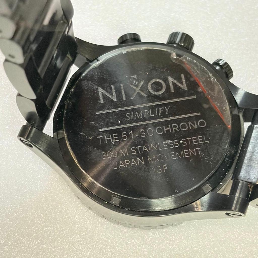 Б/у Хронограф NIXON 51-30 Полностью Черный