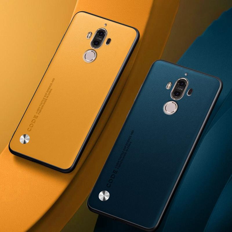 Роскошный чехол из искусственной кожи для Huawei Mate 9 Pro Mate9 Задняя крышка Силиконовый чехол для телефона с полной защитой для Huawei Mate 10 Pro Mate10