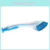 Plastic Dish Cleaning Brush With Suction Cup And Long Handle For Kitchen Scrubbing Tasks