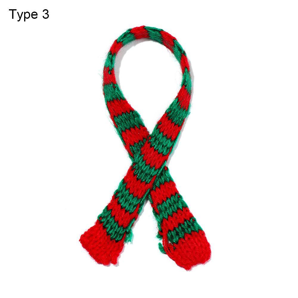 Аксессуары Миниатюрная одежда Кукольный шарф Шапка Вязаные шарфы Материал ручной работы Мини Рождественские шапки